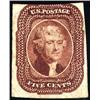 Image 1 : U.S. 1851 Issue  1851 5c Jefferson with nice 