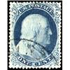 Image 1 : U.S. 1857 Issue  1857 1c Blue, Type III used 