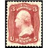 Image 1 : U.S. 1861 Issue  1861 3c Brown Rose "Premier 