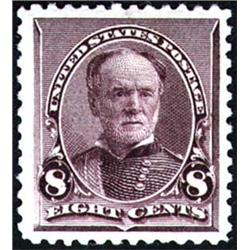 U.S. 1890 Issue  1893, 8¢ Lilac with big marg
