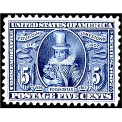 U.S. 1904-07 Commemoratives  1907, 5¢ Blue. L