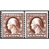Image 1 : U.S. 1908-10 Coils  1909, 4¢ Orange Brown gui