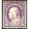 Image 1 : U.S. 1915-17 Flat Press Issues  1917 50c Perf