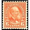 Image 1 : U.S. 1922-25 Regular Issues  1925, 6¢ Red Ora