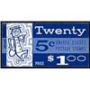 U.S. 1939 On  1963, 5¢ Blue (1213a) Slogan 2 