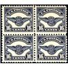 U.S. Airmails  1923 16c Emblem Block of Four 