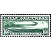 U.S. Airmails  1930, 65¢ Zeppelin OG. VF. Sco