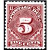 U.S. Postage Dues  1895, 5¢ Deep Claret OG. H