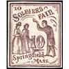 U.S. Miscellaneous B.O.B.  1864 10c Blue Metr