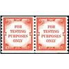 U.S. Miscellaneous B.O.B.  1970, Orange Test 