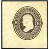 Image 1 : U.S. Postal Stationery  1870, 10¢ Olive Black