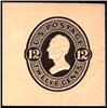Image 1 : U.S. Postal Stationery  1870, 12¢ Plum on Cre