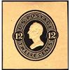 Image 1 : U.S. Postal Stationery  1870 12c Plum on Crea