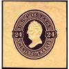 Image 1 : U.S. Postal Stationery  1870 24c Purple on Cr