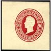 Image 1 : U.S. Postal Stationery  1870, 90¢ Carmine on 