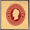 Image 1 : U.S. Postal Stationery  1870 90c Carmine on C