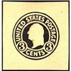 Image 1 : U.S. Postal Stationery  1917 3c Black Color E