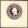 Image 1 : U.S. Postal Stationery  1920, 2¢ on 3¢ Dark V