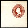 Image 1 : U.S. Postal Stationery  1873, 3¢ Dark Red, Ju