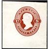 Image 1 : U.S. Postal Stationery  1873, 15¢ Dark Red, F