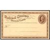 Image 1 : U.S. Postal Stationery  1873, 1¢ Brown on Buf