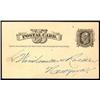 Image 1 : U.S. Postal Stationery  1875, 1¢ Black on Buf