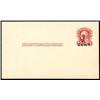 Image 1 : U.S. Postal Stationery  1920, 1¢ on 2¢ Red on