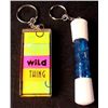 Image 1 : Snowglobe Glitter 2 Keychains/Message Very Old