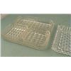 Image 2 : 2 Vintage Rectangular Retro Glass Serving Trays +
