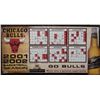 Image 1 : Chicago Bulls Season Schedule Banner Sign 2001-2002