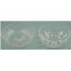 Image 1 : 2 Crystal Glass Serving Bowls Dishes