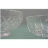 Image 2 : 2 Crystal Glass Serving Bowls Dishes