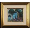 Rolly Schaller Original Painting Framed Blue Door