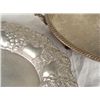 Image 2 : 2 Large Oval Serving/Fruit Trays Silver Plated, Metal