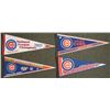 Image 1 : 4 Chicago Cubs Pennants 2003 2004 2008 Division Series
