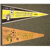 Image 1 : 2 Chicago Sting Soccer Pennants, 1 Team Signed 1980's