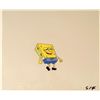 Image 1 : SpongeBob Squinting Arms Original Cel Production Out
