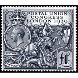 GREAT BRITAIN Stamps   1929, £1 UPU Issue OG.