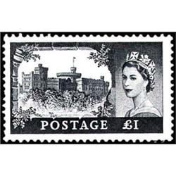 GREAT BRITAIN Stamps   1955, 2sh6d-£1 Castles