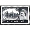 Image 1 : GREAT BRITAIN Stamps   1955, 2sh6d-£1 Castles