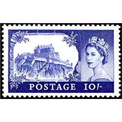 GREAT BRITAIN Stamps   1955, 2sh6d-£1 Castles