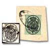 Image 1 : Cuba   1860 Official Stamps lithograph print,