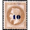 Image 1 : France Stamps  1871, 10c/10c Bister with Blue