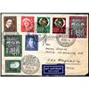 Image 1 : Germany   1951 Multi-Franked Cover featuring 