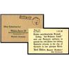 Image 1 : Germany Miscellaneous  "Movie Prop" Card + En