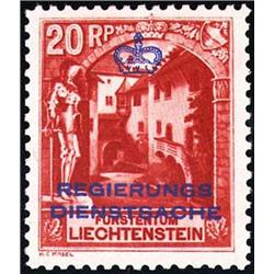 Liechtenstein   1932, Official, Perf 10 1/2, 