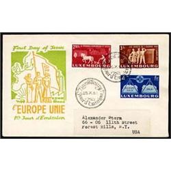 Luxembourg   1951 United Europe Issue, two se