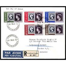 Luxembourg   1952, Stamp Centenary FDC on an 