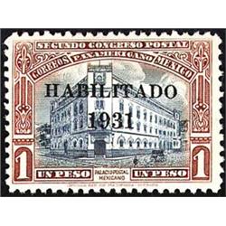 Mexico   1931 Habilitado Issue, OG, fresh, sl