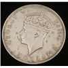 Image 2 : Seychelles 1939 One Rupee Silver Coin Very High Grade